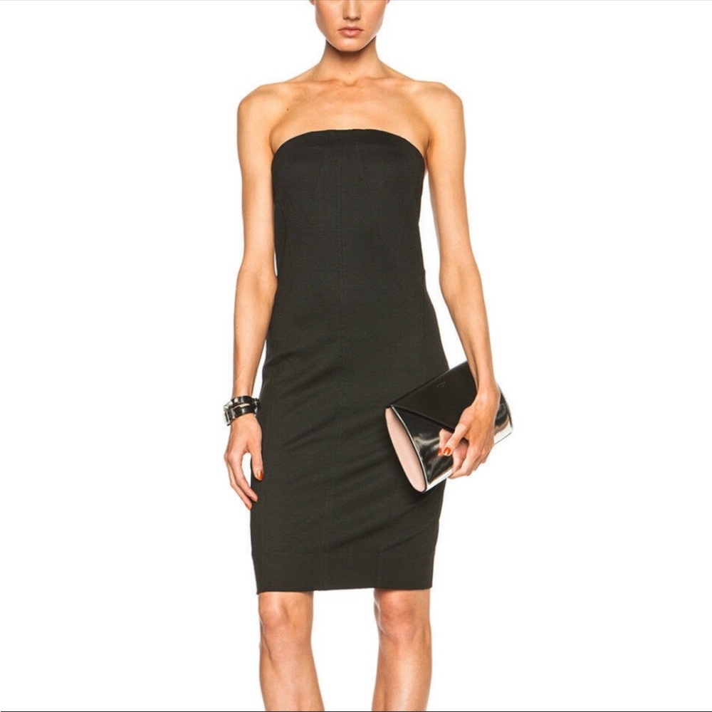 Helmet Lang Strapless dress